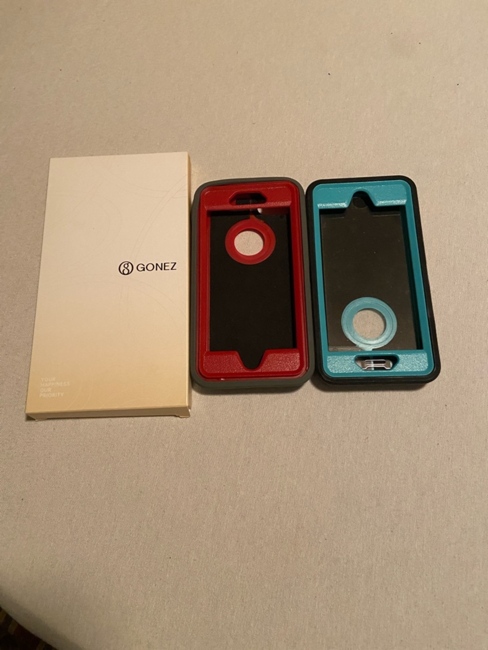 GONEZ Screen Protector Set/two cases